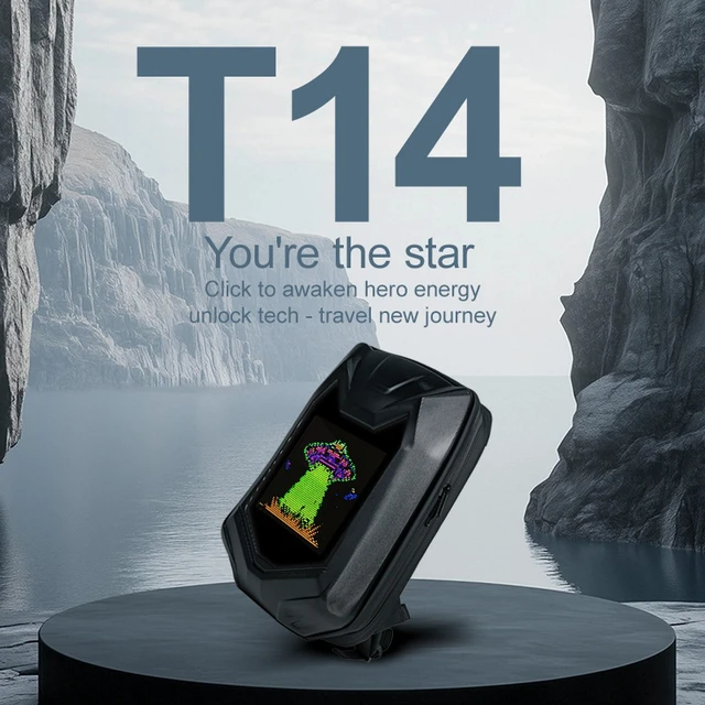 Alt view image 5 of 5 - T14 LED Backpack 12L Capacity Bluetooth Control Smart Display Backpack For Motorcycle Riding
