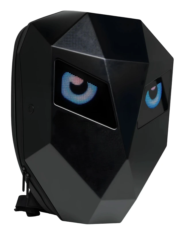 Alt view image 3 of 3 - GTX-M Hard Shell LED Backpack, Dual P2 LED Screens, 48×42 Pixels Each Screen, Bluetooth APP Custom Display, 17L Motorcycle Backpack, Powered by Mobile Power Bank