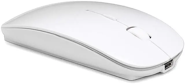 Main image of Bluetooth Wireless Mouse for Laptop mac MacBook ipad MacBook air MacBook pro pc Desktop Computer Windows Chromebook Notebook (White)