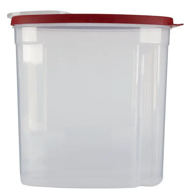 Alt view image 2 of 6 - Flex and Seal Cereal Keeper, 1.5 Gallon, BPA-Free, Clear with Red Lid, Airtight