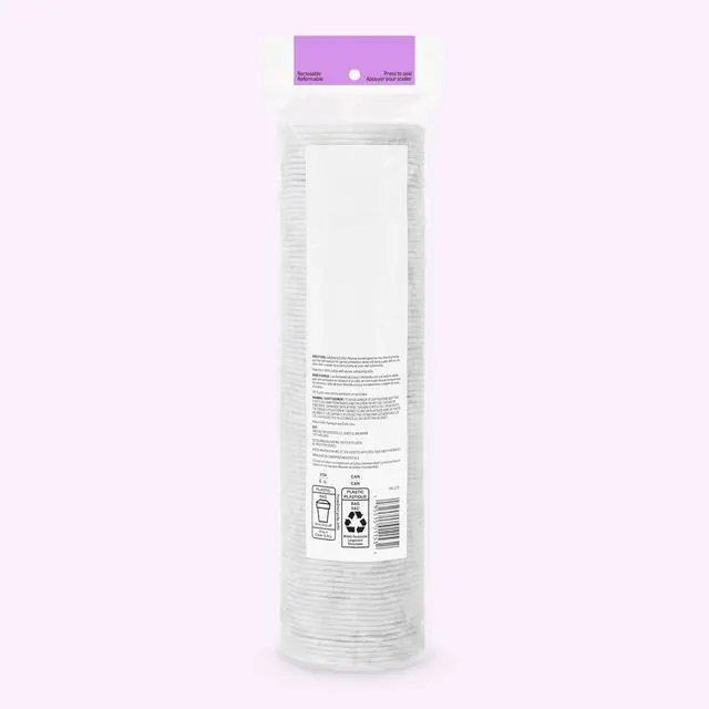Alt view image 5 of 5 - Amazon Essentials Exfoliating Cotton Rounds, 100 Count (Pack of 1) (Previously Amazon Basics)