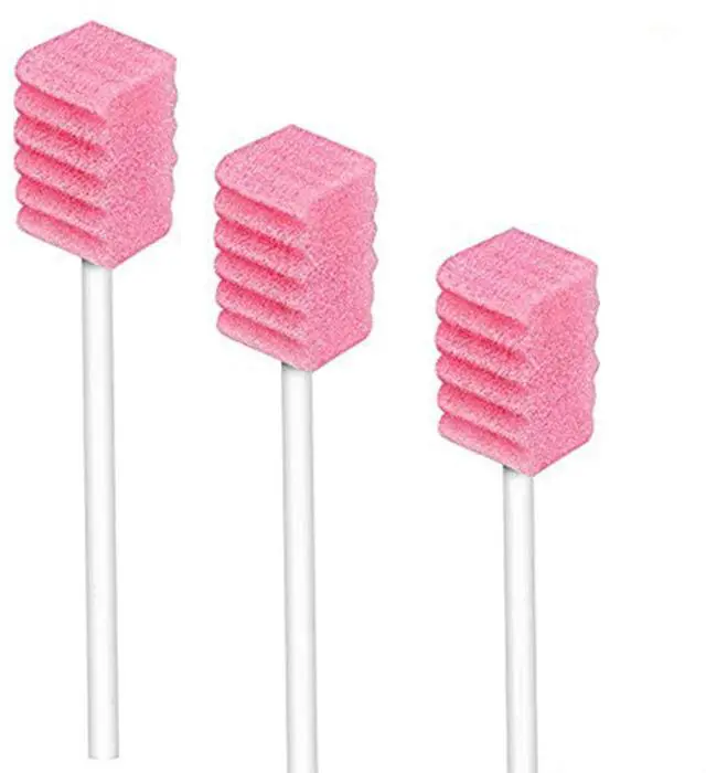 Main image of (50 Pack) Disposable Oral Swabs, Sterile Dental Sponge Swab Sticks