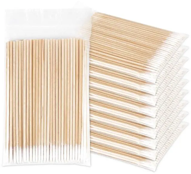 Main image of 1000 Count Microblading Cotton Swab, Cotton Swabs Pointed Tip, Cotton Swabs Wood Sticks, Cotton Tipped Applicator, Tattoo Permanent Supplies (1000pcs)