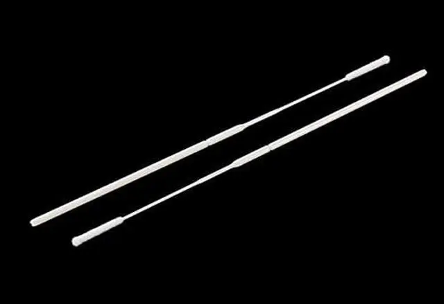 Alt view image 5 of 7 - 50 Pack Nasopharyngeal Collection Flocked Nasal Swab,Nasal Swabs Sterile Individually Wrapped, 80mm Break Point, Nylon Flocked Tip
