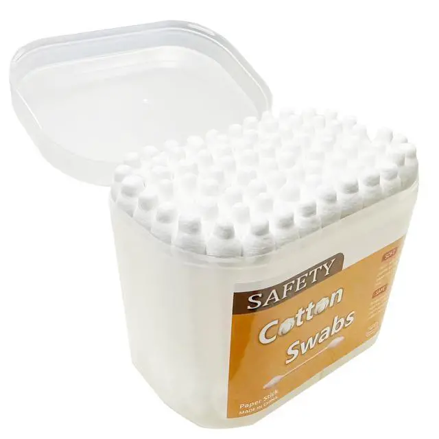 Alt view image 3 of 6 - 2 Packs 160pcs Safety Cotton Swabs with Large Tip, Baby Cotton Buds