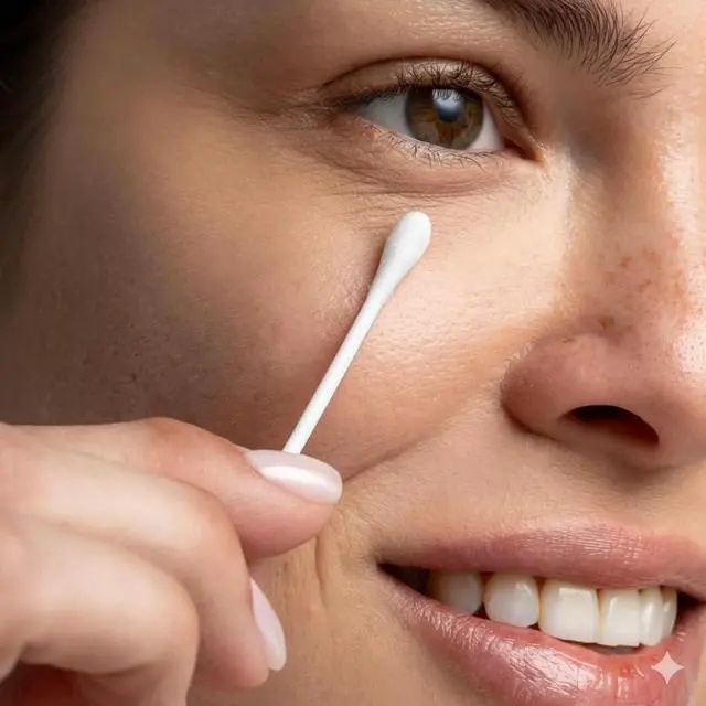 Alt view image 3 of 7 - Organic Cotton Swabs, 400 Count - 100% Pure Natural Cotton, Chlorine-Free Hypoallergenic, Soft, Gentle & Absorbent Paper Buds