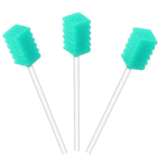 Alt view image 4 of 6 - 50 Pack Disposable Oral Swabs, Sterile Dental Sponge Swab sticks