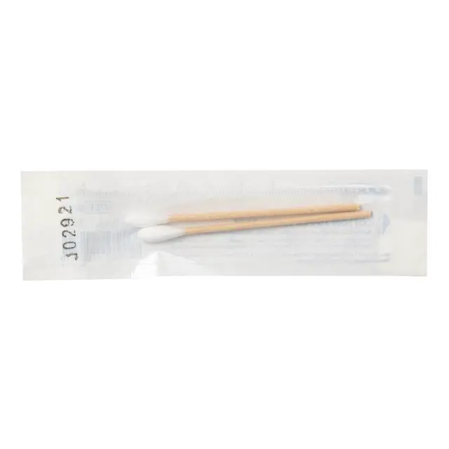 Alt view image 4 of 6 - Cotton Tipped Applicators 3". Pack of 200 Swabsticks Wood Shaft. 100% Cotton Tip, Sterile Swabsticks for Medical Applications. Single use Wood Sticks with Single Tip, 9013