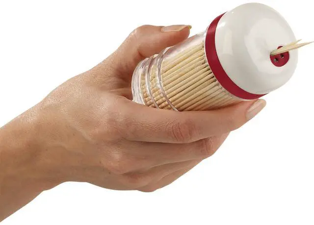 Alt view image 2 of 2 - Everyday Shake-A-Pick Toothpicks with Dispenser, 200 Picks