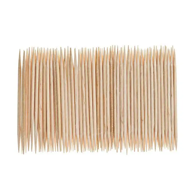Alt view image 5 of 5 - 5000 Count White Birch Wood Double Point Toothpicks (NOT Bamboo)