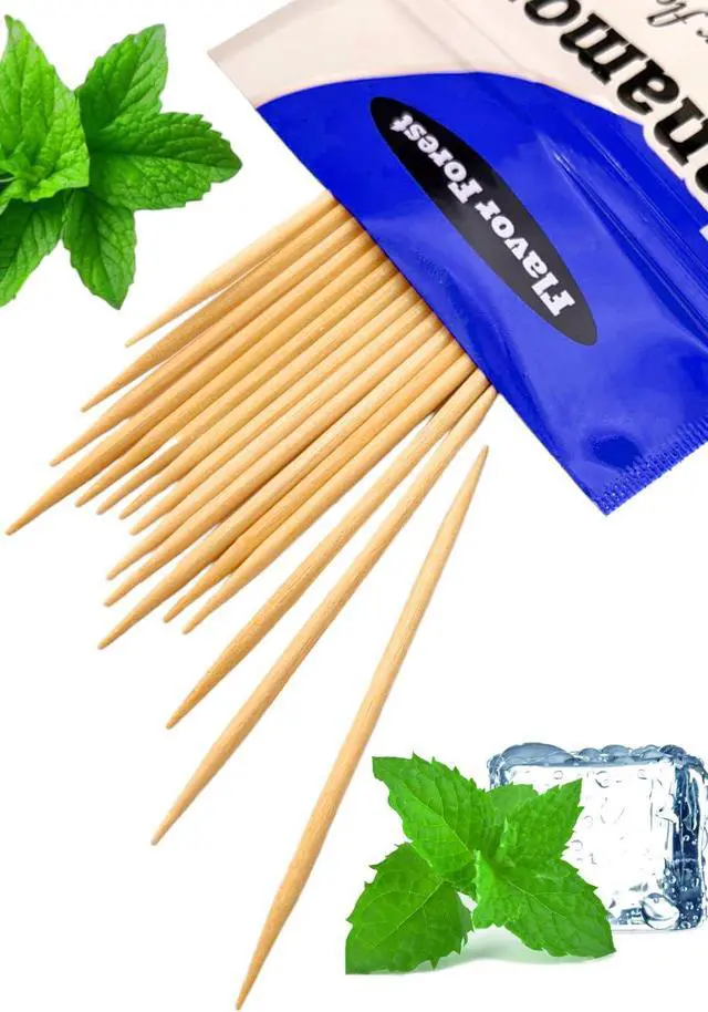 Alt view image 2 of 3 - Mint Flavored Toothpicks 200ct