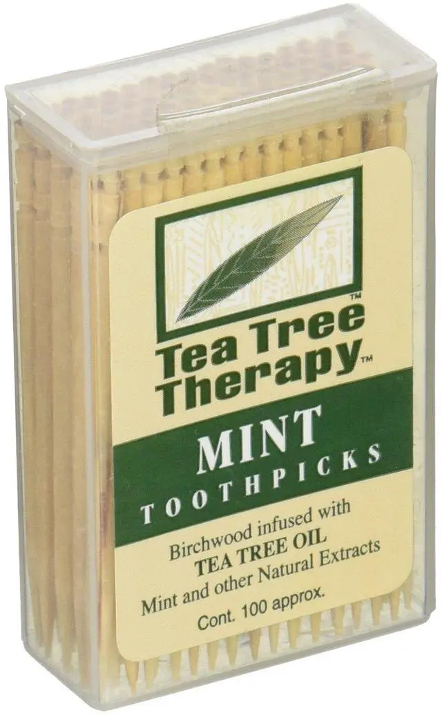 Main image of Tea Tree Therapy Mint Toothpicks 100 Ct (Pack of 1)