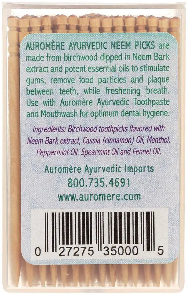 Alt view image 2 of 4 - Toothpicks - Vegan, Natural, Non GMO, Made from Birchwood (100 Count), 4 Pack