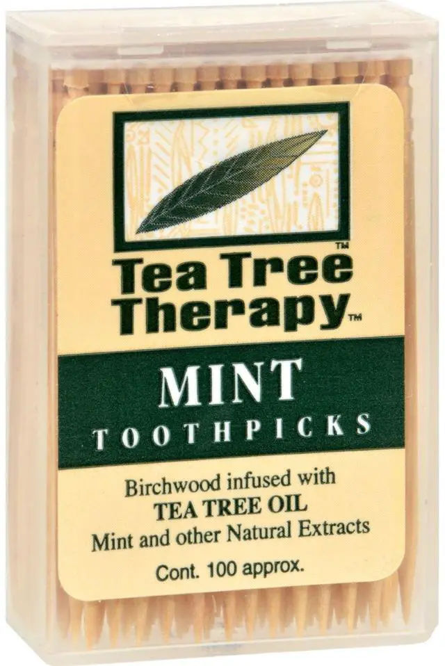 Main image of Tea Tree Therapy Toothpicks, 100 Count