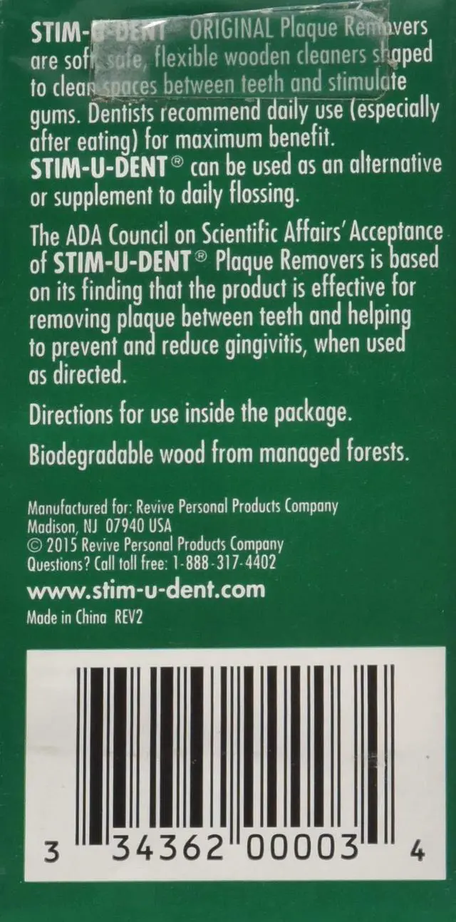 Alt view image 2 of 2 - Original Plaque Removers Mint -- 100 Toothpicks
