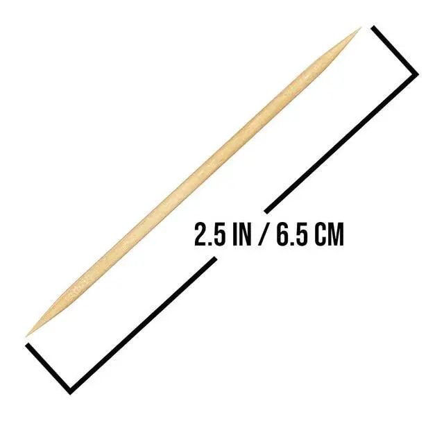 Alt view image 2 of 7 - 1000 Pcs Bamboo Toothpicks - Double Pointed Wooden Picks - For Personal Hygiene, Appetizer Skewers, Cocktail Sticks, Toothpick or Arts & Crafts