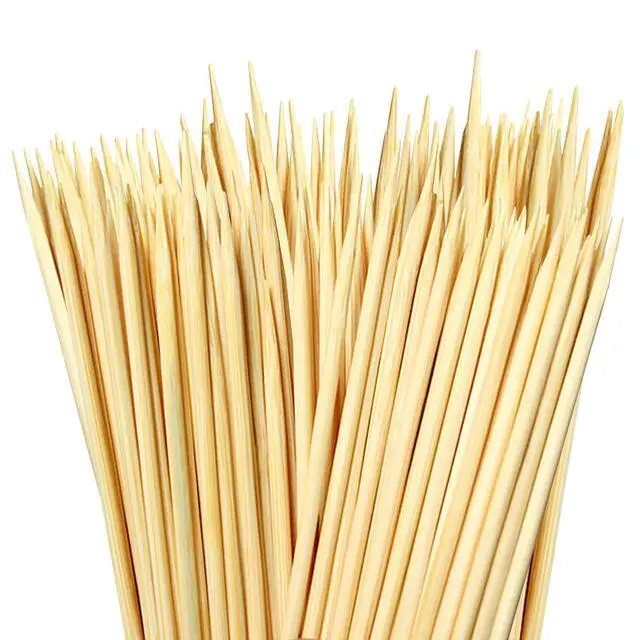 Alt view image 5 of 7 - 1000 Pcs Bamboo Toothpicks - Double Pointed Wooden Picks - For Personal Hygiene, Appetizer Skewers, Cocktail Sticks, Toothpick or Arts & Crafts