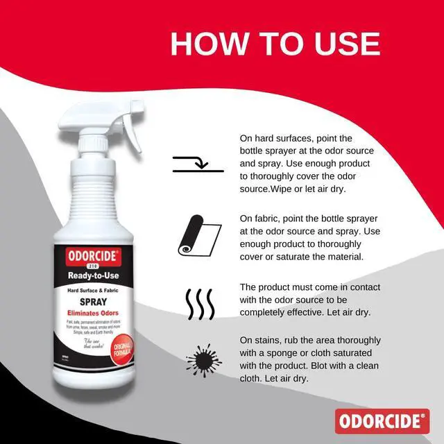 Alt view image 2 of 5 - Odor Eliminator Soaker: Odor Eliminator for Strong Odor on Carpets, Hardwood & More - Smoke, Sweat & Pet Odor Eliminator for Home w/Non-Enzymatic Formula, 32 oz