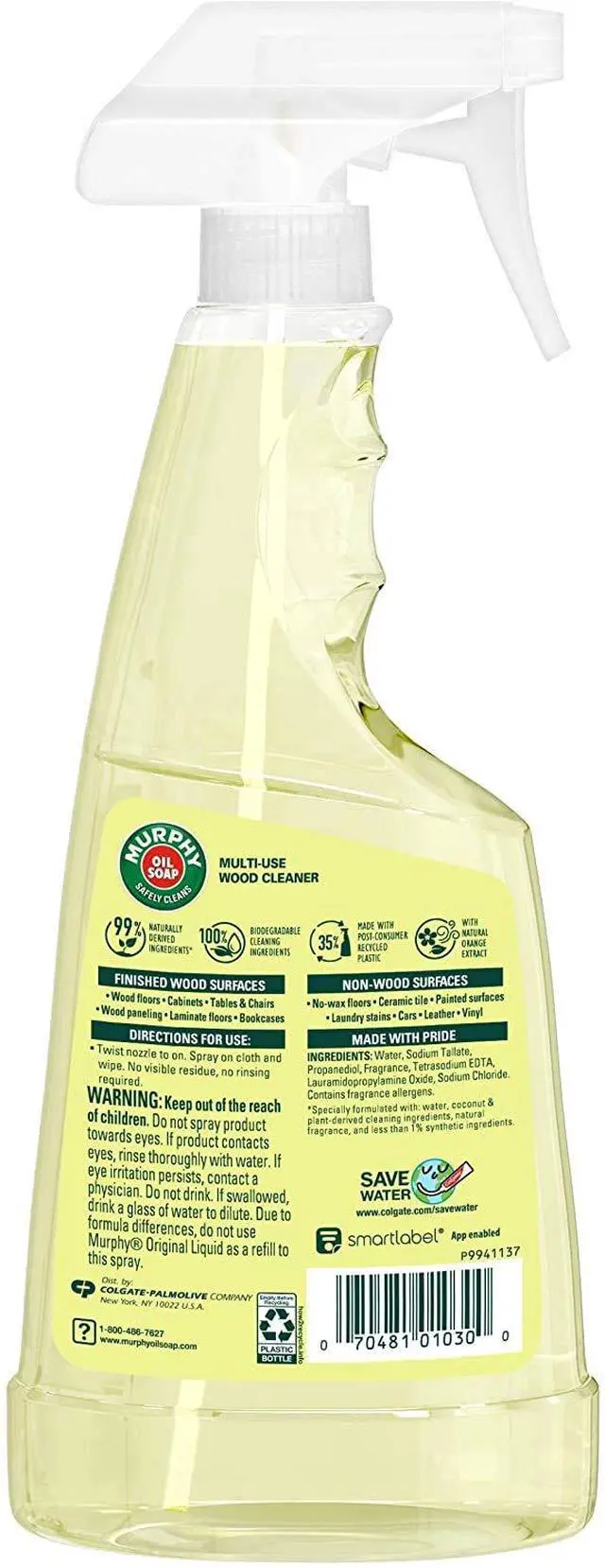 Alt view image 2 of 7 - Oil Multi-Use Wood Cleaner Spray with Orange Oil, 22 Fl Oz (Pack of 2)