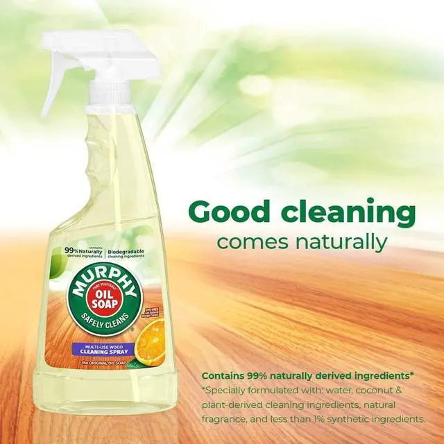 Alt view image 7 of 7 - Oil Multi-Use Wood Cleaner Spray with Orange Oil, 22 Fl Oz (Pack of 2)