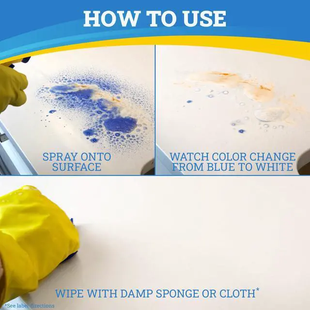 Alt view image 6 of 7 - Home Pro Complete Kitchen Cleaner with Color Flash Technology - 24 oz (Pack of 1) - R55206 - Patent Pending Formula Changes Color From Blue to White as it Cleans Away Grease