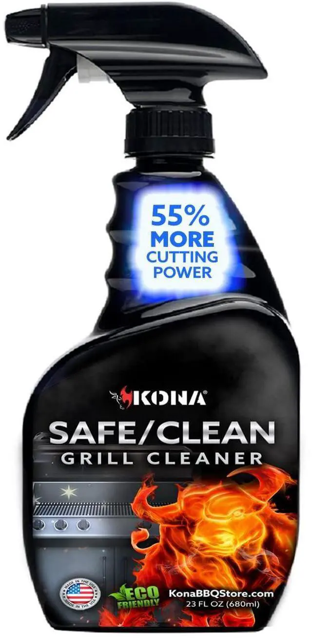 Main image of Professional Grade Grill Cleaner for Outdoor BBQ Heavy Duty, Non-Toxic, Fume-Free Kitchen Degreaser Spray, Eco-Friendly BBQ Degreaser 23oz