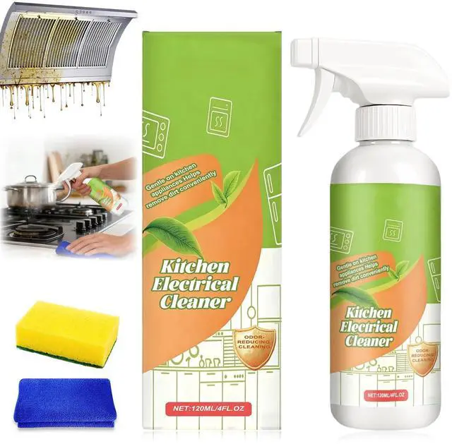 Main image of Kitchen Cleaner Spray, Cleanse Kitchen Appliance Cleaner, Multi-purpose Household and Kitchen Cleaning Spray for Oven, Stove, Range Hood & Appliances (120ML)