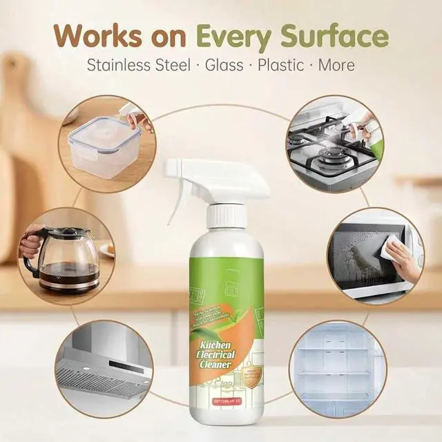 Alt view image 2 of 7 - Electrolyzed Ion Kitchen Cleaner Spray, Multi-purpose Household and Kitchen Cleaning Spray, For Hold, Oven, Stove, Range Hood, Easy Cleaning Household