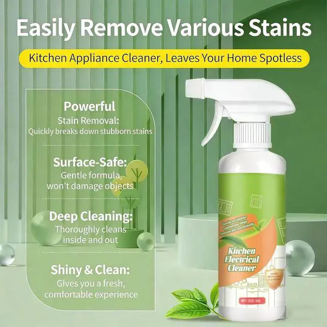 Alt view image 3 of 7 - Electrolyzed Ion Kitchen Cleaner Spray, Multi-purpose Household and Kitchen Cleaning Spray, For Hold, Oven, Stove, Range Hood, Easy Cleaning Household