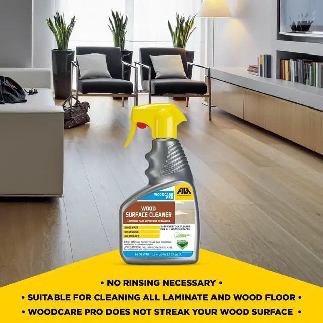 Alt view image 4 of 5 - Surface Care Solutions, , Wood Cleaner for All Wood Floors and Surfaces, Suitable as Wood Floor Cleaner Spray, Wood Furniture Cleaner, Dries Fast, Does not Damage Wood Kitchen,