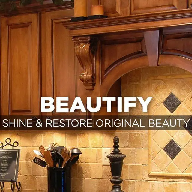 Alt view image 3 of 7 - Cabinet & Furniture Polish - 17 Ounce - Aerosol Protect Clean Polish Wax Your Wood Tables Chairs Cabinets