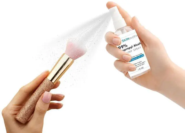 Alt view image 6 of 6 - 99% Isopropyl Alcohol Spray Disinfectant, Derma Roller Cleansing Spray, Microneedling Cleaning, Portable Isopropyl Alcohol 99 Percent Sterilizing Solution, Sanitizes on Contact, 1 Oz