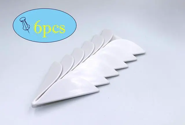 Alt view image 2 of 5 - 6pcs Wall Paste Does Not Fall Off Firmly Triangle Type Self-Adhesive Towel Hook