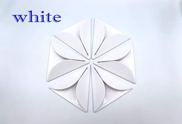 Alt view image 3 of 5 - 6pcs Wall Paste Does Not Fall Off Firmly Triangle Type Self-Adhesive Towel Hook