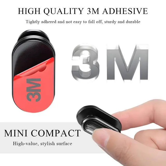 Alt view image 3 of 6 - 4 PCS Car Mini Hook, Fashion Multifunctional Wall Hanging Hooks, Durable Strong Self-Adhesive Backseat Hangers, Vehicle Hook Stickers for Keys USB Mask Earphone Cable (Glossy)