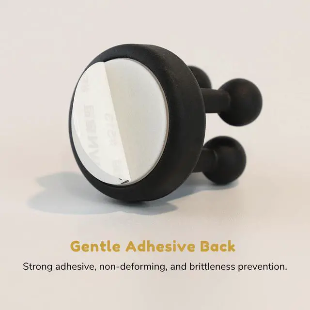 Alt view image 5 of 7 - Mindful Design Razor Holder - 4Pcs Self Adhesive Silicone Toothbrush Holders Wall Mounted to Mirror for Shower Hanging Towel, Functional Waterproof Hook for Bathroom Kitchen Living Room Office
