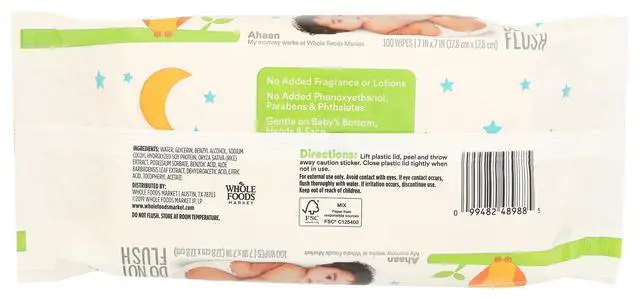 Alt view image 2 of 6 - Soft & Strong Disposable Baby Wipes, Fragrance-Free, 100 Count