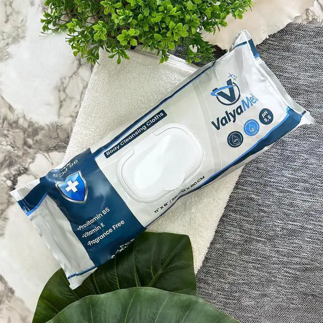 Alt view image 7 of 7 - Body Wipes for Adults, XL for full Body, Adult and Elderly, Alcohol-Free Incontinence, Paraben Free, Fragrance-Free, Vitamin E, Provitamin B5-11'' x 8'' (96 Count - Single Pack)