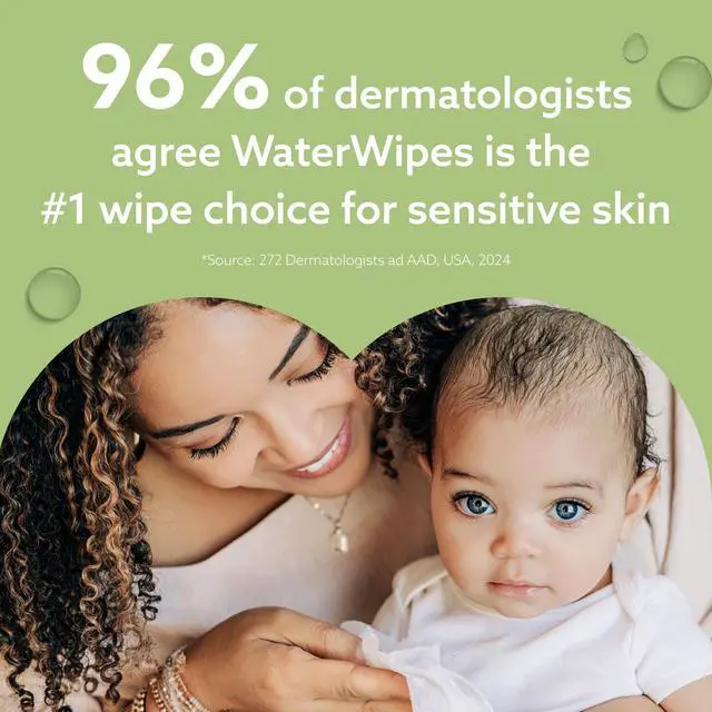 Alt view image 7 of 7 - Sensitive+ Baby & Toddler Wipes, 3-In-1 Cleans, Cares, Protects, 99.9% Water, Textured Clean, Unscented & Hypoallergenic, 60 Count (1 Pack)
