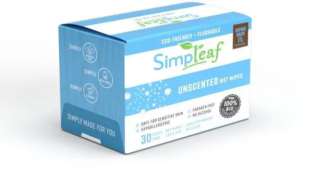 Main image of Unscented Single Pack Wet Wipes | Eco-Friendly Paraben & Alcohol Free | Hypoallergenic & Safe for Sensitive Skin | Soothing Aloe Vera Formula | (30 Single Pack Wipes)