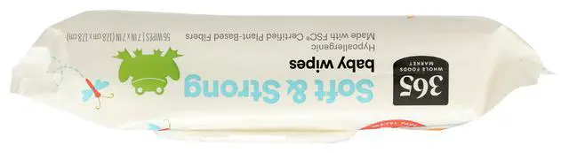 Alt view image 3 of 6 - Soft & Strong Disposable Baby Wipes, Fragrance-Free, 56 Count