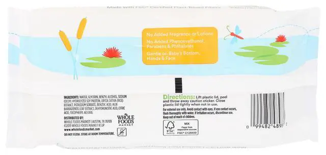 Alt view image 2 of 6 - Soft & Strong Disposable Baby Wipes, Fragrance-Free, 56 Count