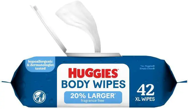 Main image of Extra Large Unscented Wipes, 1 Flip-Top Pack, 42 Count