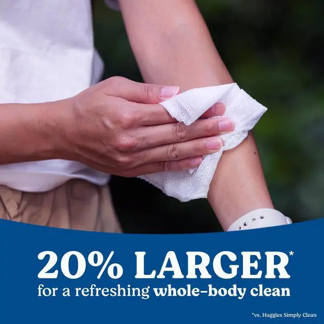 Alt view image 5 of 7 - Extra Large Unscented Wipes, 1 Flip-Top Pack, 42 Count