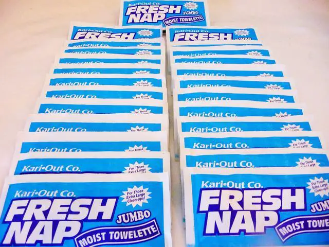 Main image of Moist Wet Wipe Wet Nap Towelette/Xtra Large 8 X 10 / Lemon Scent / 50 Count Pack