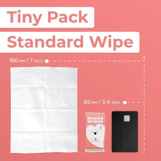 Alt view image 4 of 7 - Feminine Wipes for Women Flushable pH Balanced Wipes, 99% Water & Aloe Unscented, Gentle Intimate & Period Care with Odor Protection Daily Hygiene & Travel Essentials 8 Pack, 48 Wipes