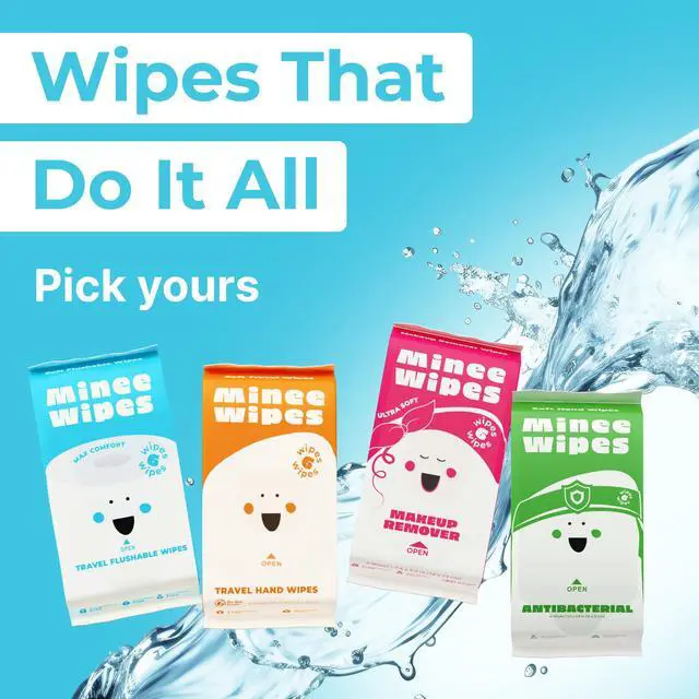 Alt view image 7 of 7 - Feminine Wipes for Women Flushable pH Balanced Wipes, 99% Water & Aloe Unscented, Gentle Intimate & Period Care with Odor Protection Daily Hygiene & Travel Essentials 8 Pack, 48 Wipes