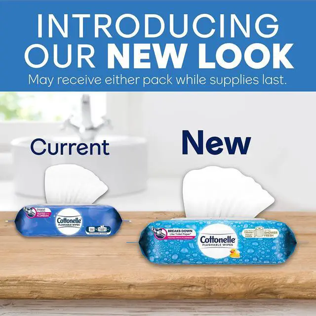 Alt view image 2 of 7 - Cottonelle Flushable Wet Wipes for Adults, 1 Flip-Top Pack, 42 Wipes, Alcohol-Free, Plastic Free