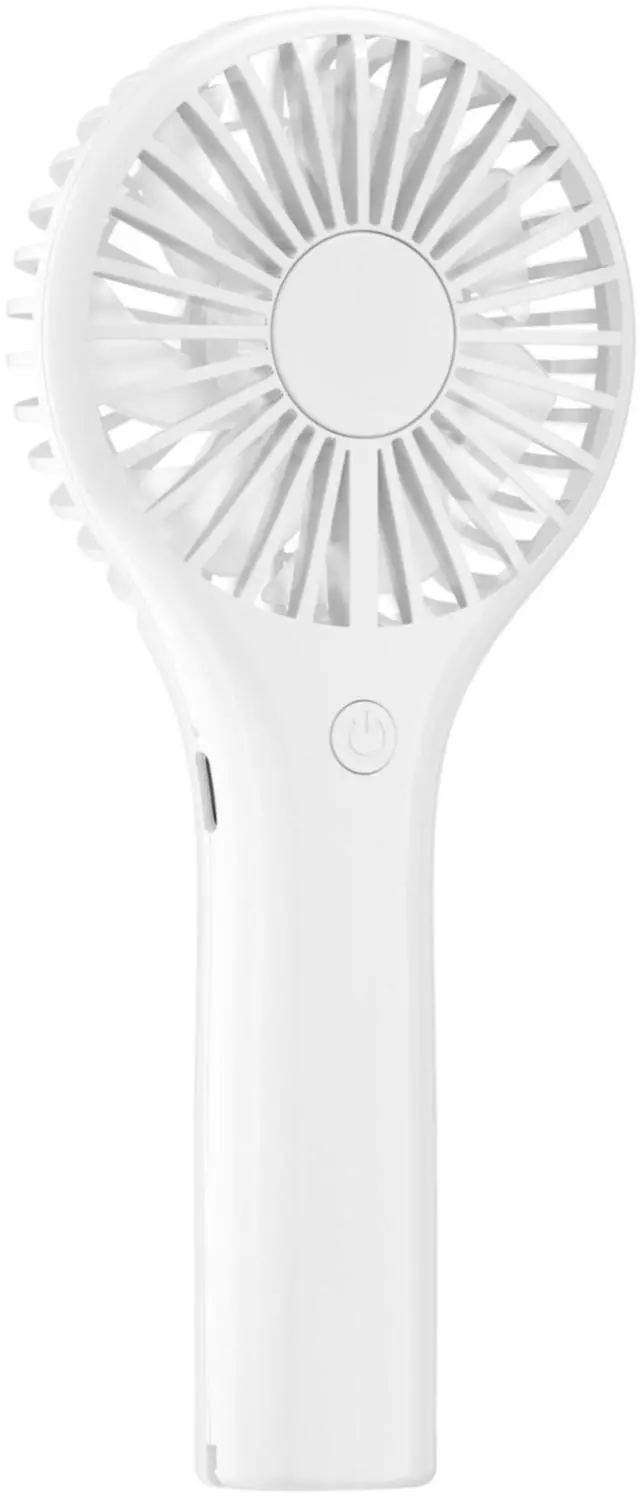 Main image of Portable Mini Fan - Powerful Personal Handheld Fan with 3 Speeds, Cute and Small, USB Rechargeable for Travel/Lash/Makeup/Outdoor/Home, White