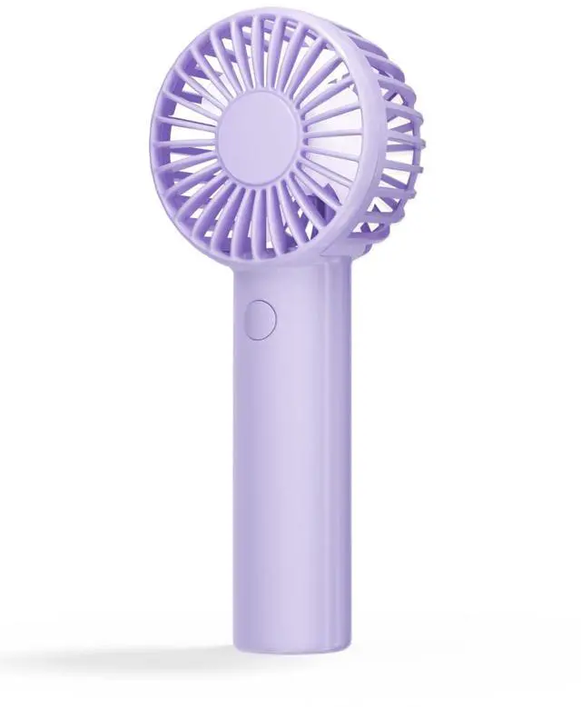 Main image of Mini Handheld Fan, Powerful 3 Speed Portable Personal Fan, Cute and Pocket Design, USB Rechargeable for Makeup/Lash/Travel/Outdoors, Summer Gift for Stylish Girls Women Kids-Purple